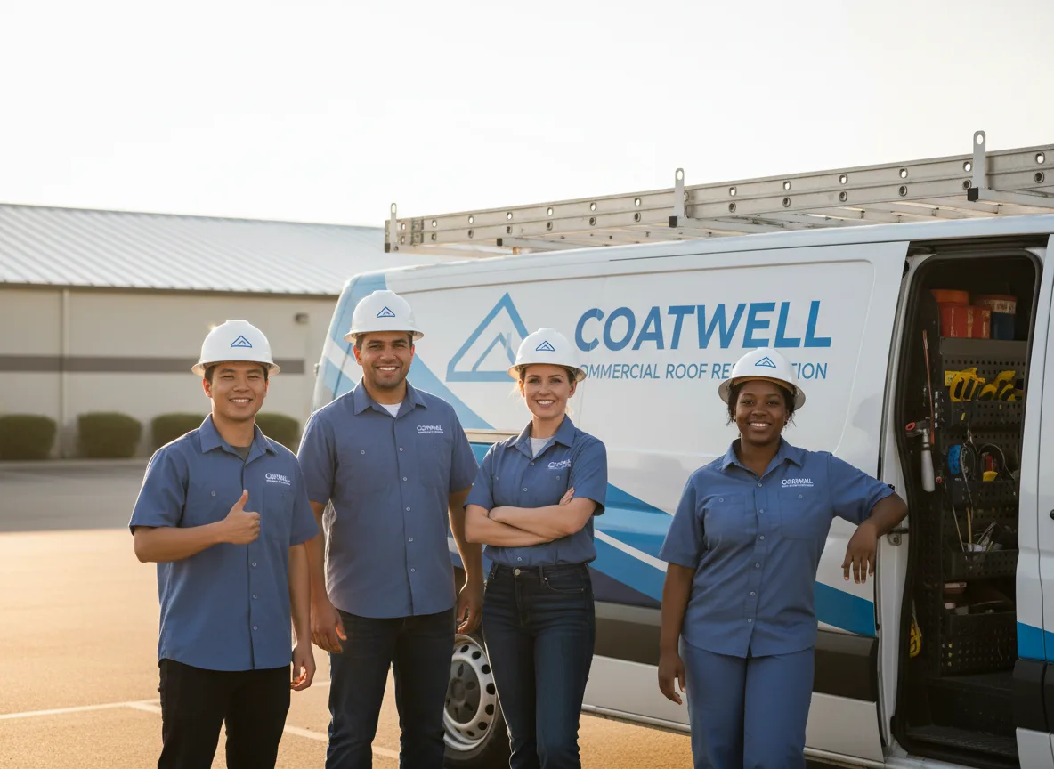 Commercial roof coating company in Bergman, AR
